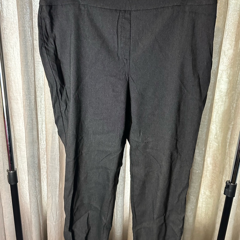 Charcoal grey pull on dress pants